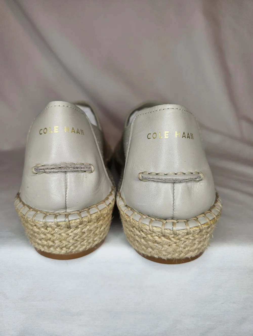 Cole Haan Cloud Feel Stretch Knit Espadrille Hawthorn Gold NWT Foam Comfy Slipon